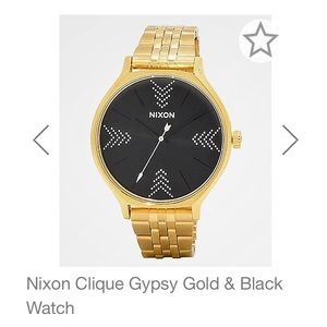 Gold Nixon Watch